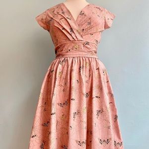 Retrolicious Moth Spiderweb Dress XL